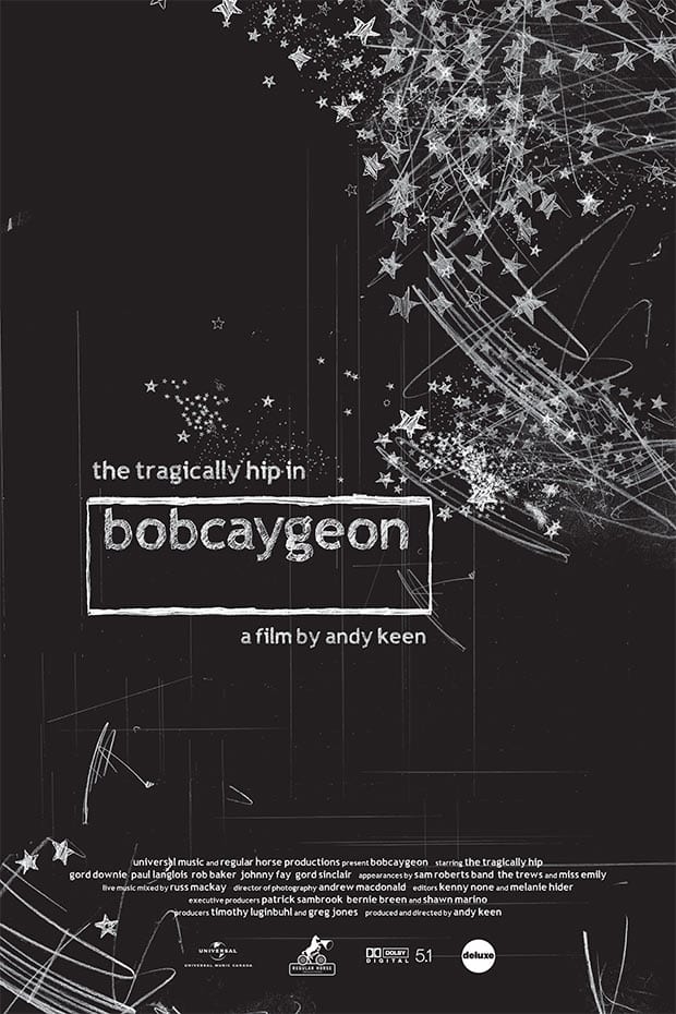 The Tragically Hip in Bobcaygeon documentary still